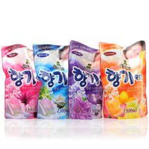 산도깨비 향기속으로 리필 1300ml /4종 택1/섬유유연제/정전기방지/구김방지/의류/섬유/아기옷/세탁, 후리지아향
