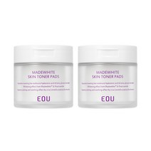 이오유 마데화이트 스킨토너 패드 60매, 2개, 140ml