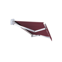 접이식 어닝천막 차양막 수동 고정 테라스 까페 캐노피 옥상 비가림막 농막 방수 주택 처마, 길이 4mx 2.5m