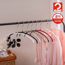 [공식10년보증]마와 옷걸이 이코노믹 36P 5개 티셔츠 니트 가디건, 레드