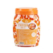 3색 코코넛 과육 팝핑 보바 2.5kg 음료 빙수 재료 토핑