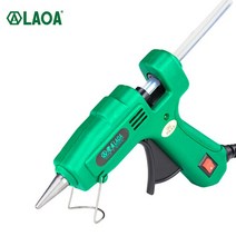 실리콘총 글루건 가정용 전동 LAOA-25W 핫 멜트 글루 건 7MM 스틱 포함 미니 산업용 열전기 히트건 온도, CHINA, 25w, 25W glue gun + EU