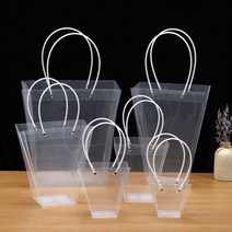 꽃다발 투명백 화원 투명백 쇼핑 정사각형 투명백 2호, ▩º원품↖only