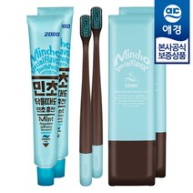 애경 2080 민초치약&칫솔 세트 x2개(민트초코), 단품없음