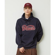 SPAO 스파오 아플리케 꼬리체 그래픽 후드 풀오버 1290