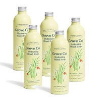 그로브 핸드워시리필 손세정제리필 핸드솝 액체비누 리필 와일드 그라스 앤 네롤리 384ml GROVE CO. Hydrating Hand Soap Refill Wild Grass Ne, 5개