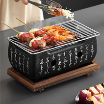 3사이즈 1개 일식 화로대 꼬치구이 일본식 화롯대 가정용 화로대세트 혼밥고기불판, 일본화로대형단품