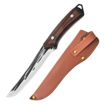 세라믹칼 정육칼 일본 독일 명품칼 중식칼 장미칼단조 고기 식칼 정육점 칼 세트 5R15 스테인레스 스틸 생, 08 D with Cover