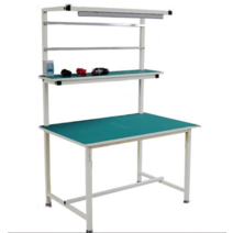 공장 작업대 프로파일 다이 포장대 업무 서스 테이블, 120x60x180 작업대+조명부착o