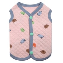 별이네 누빔조끼 강아지옷 애견의류 자체제작 겨울신상, 핑크