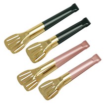 피렌체 집게(소/대) 빵 집게 요리집게 베이커리 용품, 소, 골드핑크