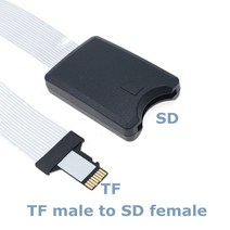 마이크로 sd 카드 리더기 10cm 60cm TF 남자 여자 SD 판독기 확장 어댑터 케이블 Extender 자동차 GPS 전화 TV 카메라106420, 60cm_TF M SD F, 04 TF M SD F_05 60cm