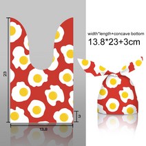 고급선물상자 10/20pcs 카톤 동물 가방 토끼 귀 플라스틱 캔디 생일 파티 비스킷 베이킹 포장 DIY 용품 기프트박스 포장박스, 02 20pcs, 12 egg