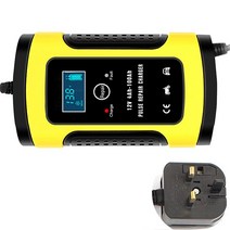 범용 6A 12v 지능형 스마트 오토바이 차량용 배터리 펄스 충전기 수리 유형 납 산성, 01 UK Plug, 02 폴란드