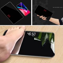 휴대용 컴팩트 전자 측정기 다이어트 요가 미러 디지털체중계, 미러체중계