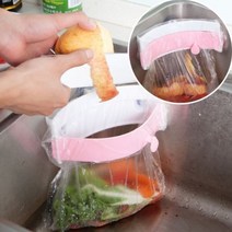 음식물쓰레기수거통 음식물수거통 위생팩홀더 폴리백홀더 음식물쓰레기봉투홀더 음식물보관용기 음식물수거함 음식물보관통 옥스레이에 싱크대음식물쓰레기통