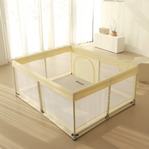 코넘 베이비룸 밀림방지 휴대용 아기울타리 안전가드, 180cmX200cm라지킹 그레이