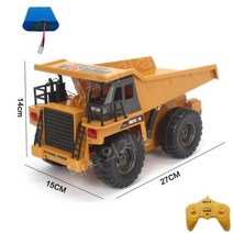 키덜트 RC 굴삭기 2.4G 무선 제어 자동차 크롤러 트랙터 모델, 5401배터리