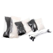 BKKP 택끈(8.5cm 13cm 23cm 약1000개입) 라벨끈 상표끈, 블랙택끈 대(23cm)