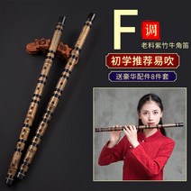 고급 국악기 대금 전문가 입문자용 대나무 재질, (묶음)자죽피리F톤[연꽃이삭+증정선물세트]