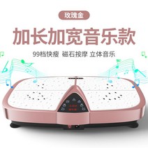 운동기구 덜덜이 마사지 피트니스 다이어트 전신운동 쉐이크보드 바디슬리머 가정용, 로즈골드