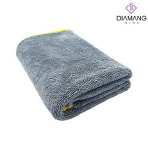 디아망나인 트위스트 드라잉타월 대형 그레이 72x100cm 세차타월 1개