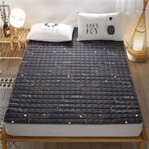 신스엔스 만화 사계절 누빔 침대 패드 고정밴드, 신사품격