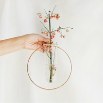 무광 크리스탈 세라믹 공중 행잉 벽걸이 화병 수경식물 생화 모던 오브제 도자기 꽃병, 정사각형(소)