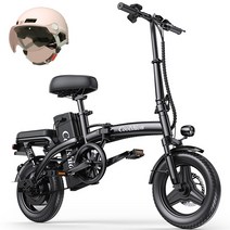 [해외직구] 쇼핑타임 전기자전거 48V 350W PAS 130KM 35AH 스로틀겸용 (사은품증정), 고급형, 검정