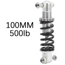 무본서스 서스펜션150/125/100mm 500/600/750/1200lb 자전거 스프링 쇼크 업소버 서스펜션 댐퍼 Mtb Dh 리, 100mm500lb, 01 100mm-500lb