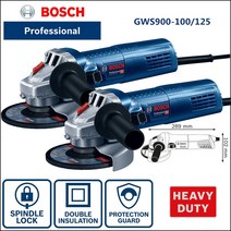 보쉬 GWS900-100S/125S 앵글 그라인더 금속 절단기 핸드 전문 절단 전동 공구, [01] GWS 900-100