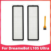 Dreame Bot L10S 울트라 로봇 진공 청소기 교체용 예비 부품 액세서리 메인 브러시 사이드 Hepa 필터 걸레, [01] 2 Filters, 01 2 Filters