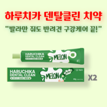 펫생각 바르는 애완견 반려견 개 강아지 용품 애견 치석 치아 관리 구취 입냄새 제거 양치 구강케어 천연 딸기맛 메론맛 치약, 메론맛 2개60g