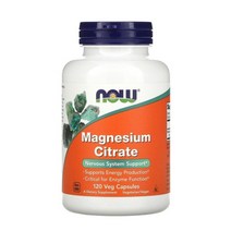 나우푸드 마그네슘 시트레이트 베지 캡슐, 120개입, 2개