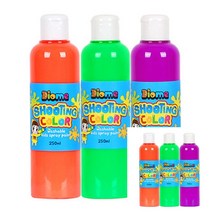 미술놀이 스프레이 물감 슈팅 컬러 리필 250ML X 3색 B세트 유아물감놀이 욕실물감 어린이물감