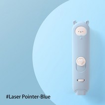 고양이장난감 망원경 포인터 고양이 장난감 USB 충전식 적외선 빛 재미있는 스틱 애완 동물 용품 상호 작용 페디 벨, [03] Laser Pointer Blue