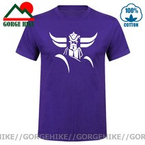 마징가제트 티셔츠 Goldorak Grendier 일본 만화 디자인 여름 남성 반팔 코튼 Camisetas