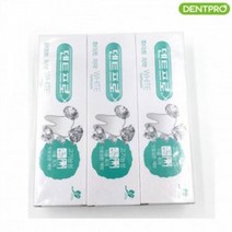 UUN705727대박할인덴트프로 화이트 200g 치약 X 3개 구강청결 칫솔 입냄새 가글 치간칫솔, 1