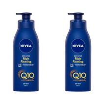 Nivea 니베아 리치 Q10 비타민c 퍼밍 바디 로션 400ml, 2팩