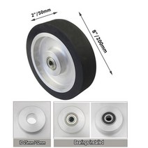 그라인더 연마도구 삼각 숫돌 직경 50mm - 200mm 부드러운 고무 접촉 휠 벨트, 200x50mm, 6202 설치 15