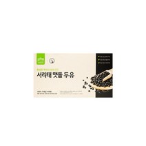 오하루 서리태 두유 180ml x 20포 (1박스) 100% 국내산 맷돌 황성주, 20개