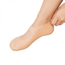 일상공감 보드랍족 발보호대 뒤꿈치 발각질 보습풋패드 양말, 발보호대 2+2_화이트 M