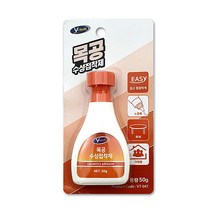 브이텍 목공용 수성접착제 50g 본드 보수 작업 목재 가구 종이 DIY 공예, 단품