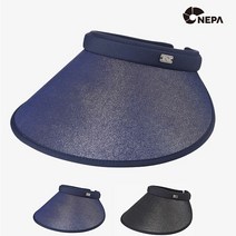네파 NC송파점 여성 2컬러 넓은 하챙으로 자외선 차단 효과가 우수한 BLING 블링 썬바이저 썬캡 모자 SPH, NAVY(820)##