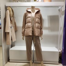[올리비아로렌] 덕다운 후드 니트점퍼 VVBKDXW9491