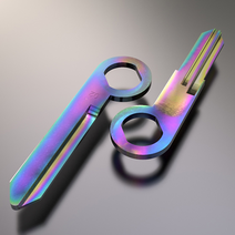 버닝컬러 열쇠 Key Body 키 바디 열쇠복사 오토바이 킥보드 열쇠, 2(공용왼쪽폴딩), 1개