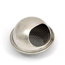 스텐 후드캡 75 10개 외벽환기구 환기캡 배기구 환기구/외벽환기구마감/원형캡/덕트자재/닥트호스/환기캡/후드캡/배기구/통풍구, 1