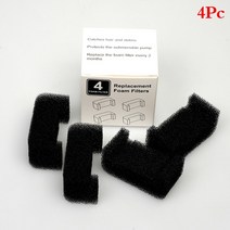 고양이정수기필터 스폰지 고양이 물 분수 교체 애완 동물 분수 거품 고양이 마시는 분수, 4개