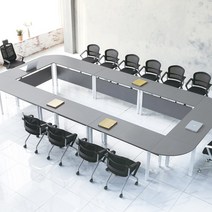 수퍼니처 PDF 연결식 회의용탁자 시리즈, W1800, 실버그레이