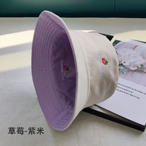 럭키슈에뜨모자 모자종류 큰챙 골프모자 스트랩 버킷햇 여름모자, V, 프리사이즈(56-58cm)